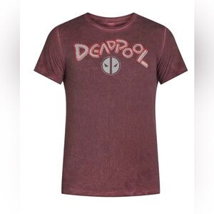 Deadpool & Wolverine Men’s & Big Men's Mineral Wash Graphic Tee